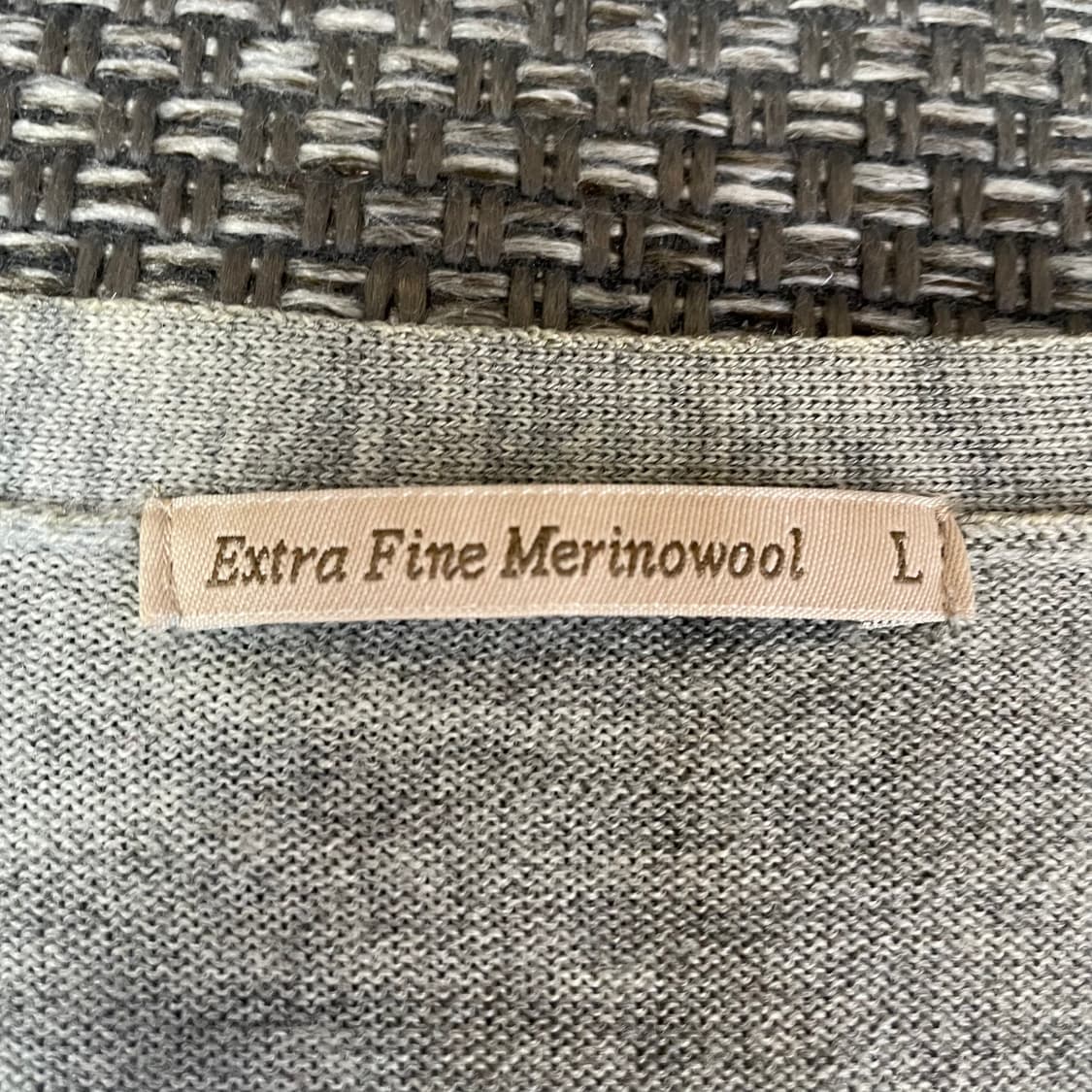 유니클로 그레이 울 니트 가디건 L 상품이미지6