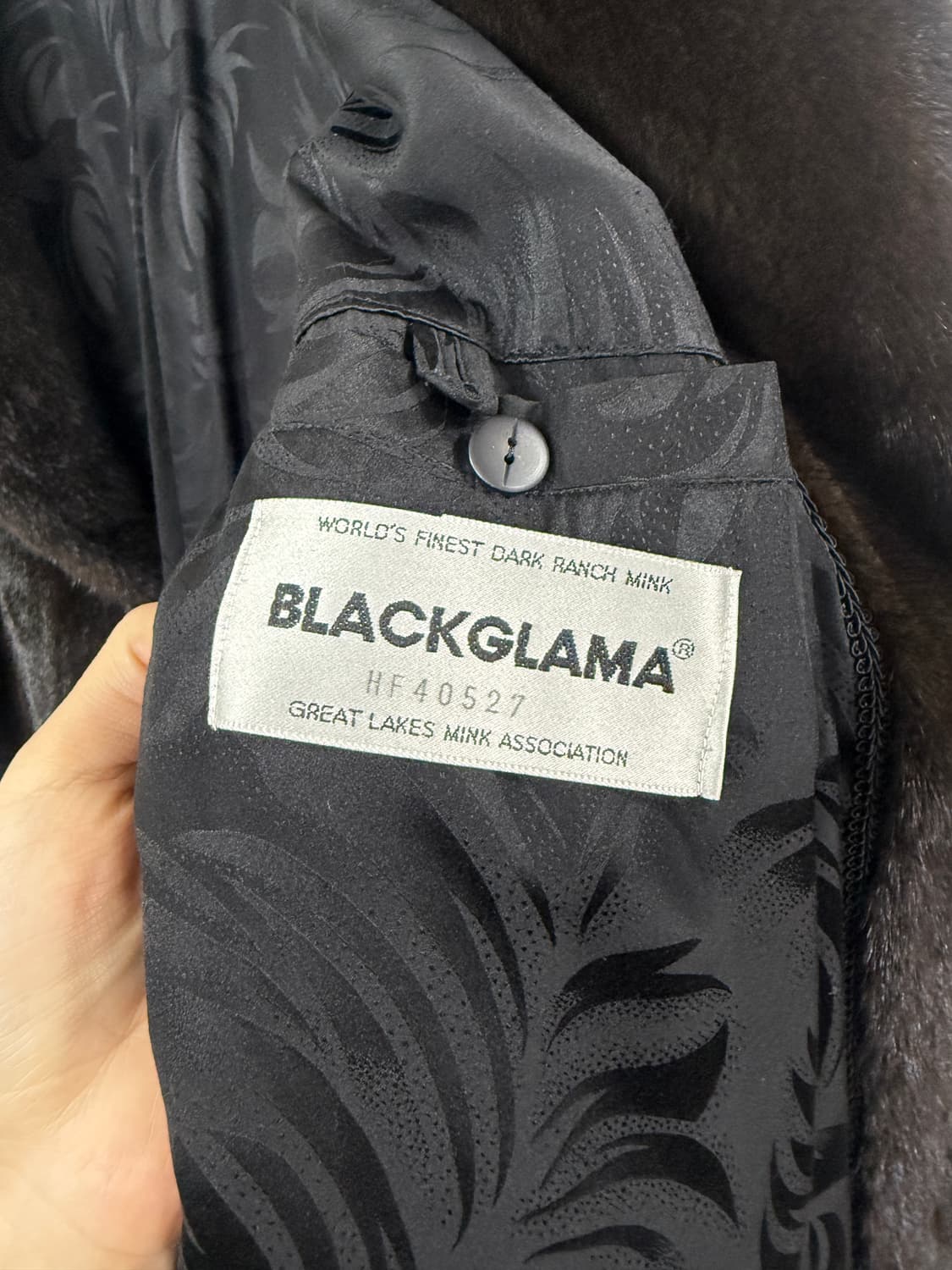 BLACKGLAMA 블랙그라마 최상급 밍크코트 상품이미지3