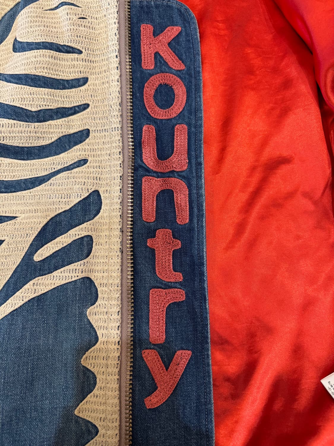 [3][L] 캐피탈 14oz 본 모터 크로스 본 데님 자켓  상품이미지6