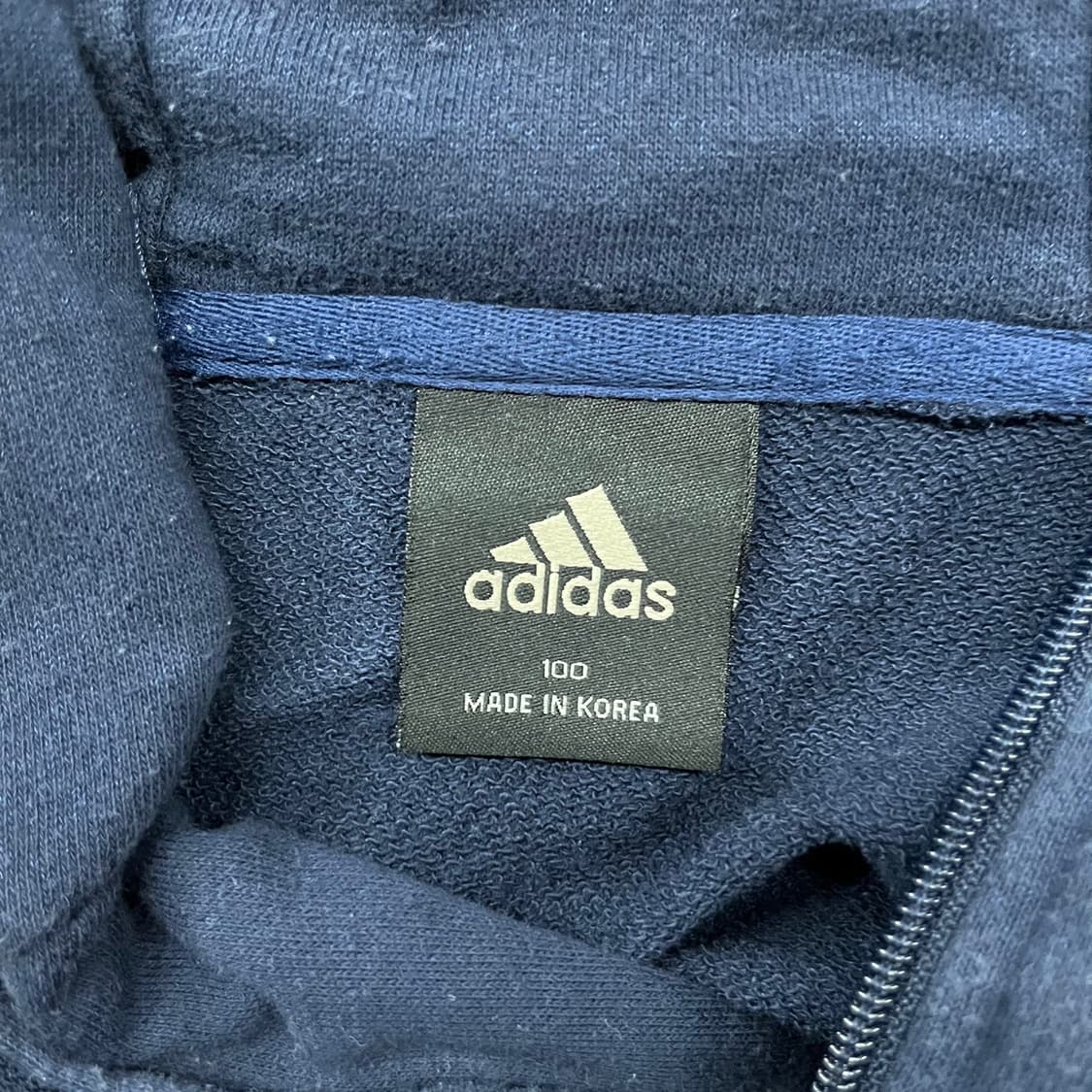 아디다스 네이비 트랙탑 후드집업 100 상품이미지5