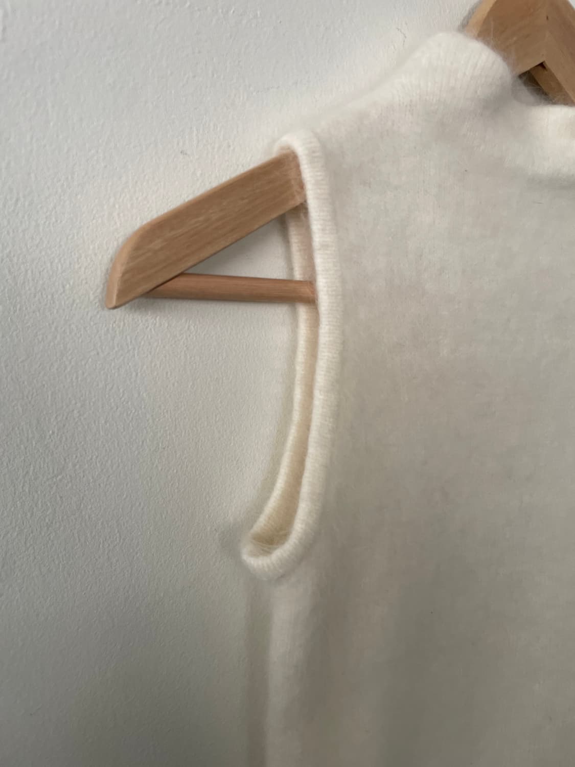 vintage angora half neck sleeveless knit 상품이미지4