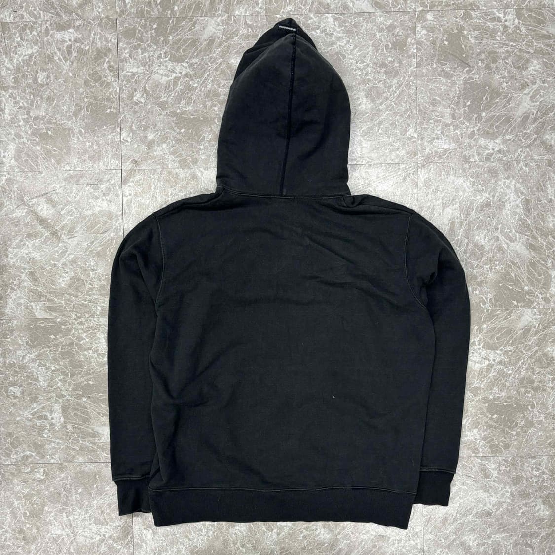 디스이즈네버뎃 시그니처 박스로고 블랙 스웨트셔츠 후드티(XL) 상품이미지3