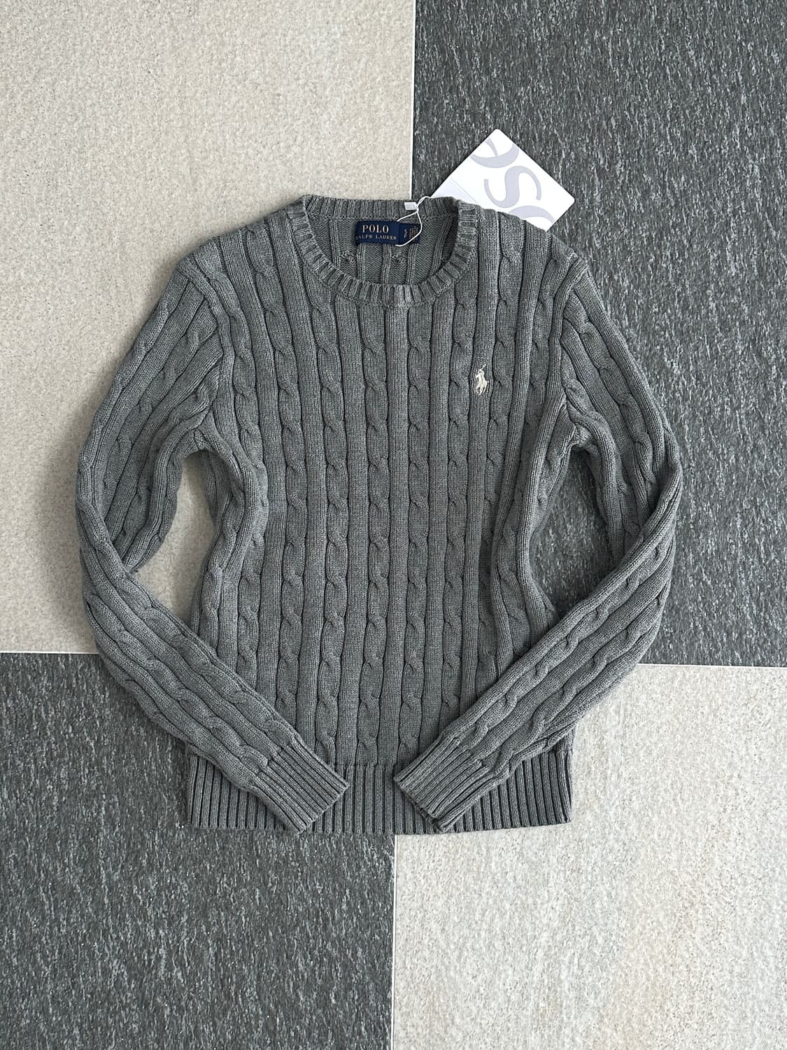 폴로 랄프로렌 그레이 케이블 니트  상품이미지4