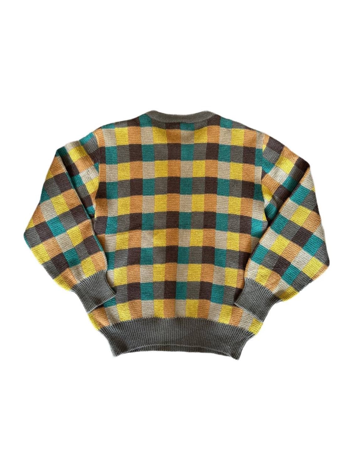 nextU wool check sweater 상품이미지2