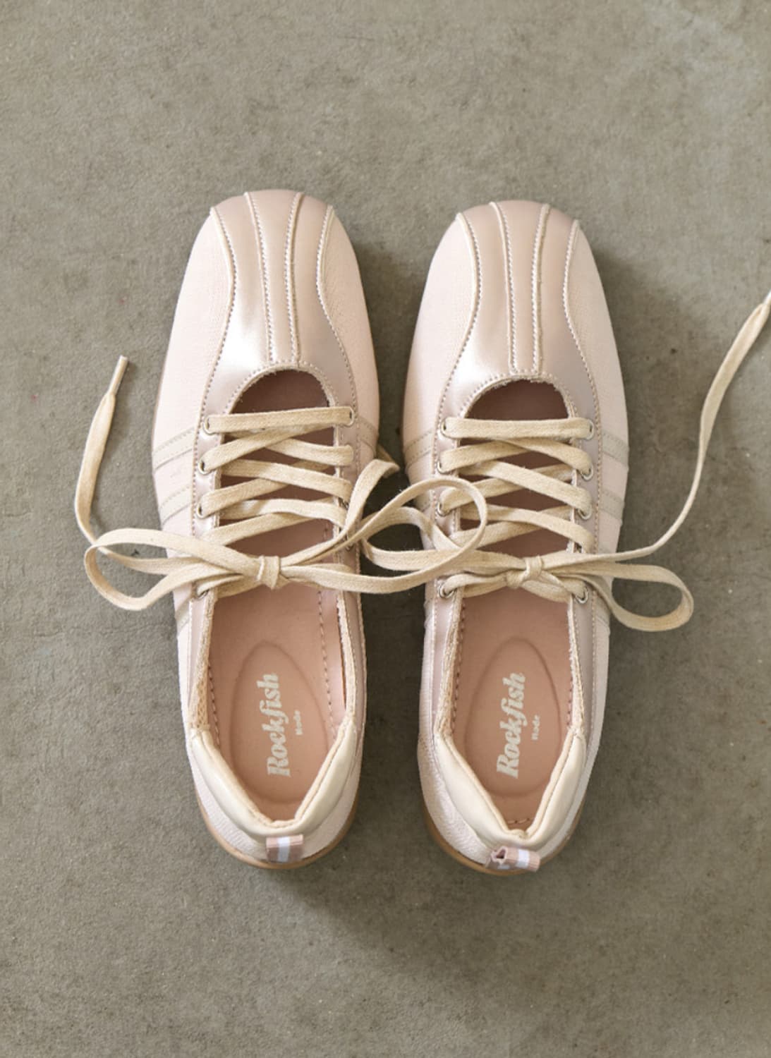 락피쉬웨더웨어 Bliss Lace up 스니커즈 핑크펄 230 새상품 상품이미지1