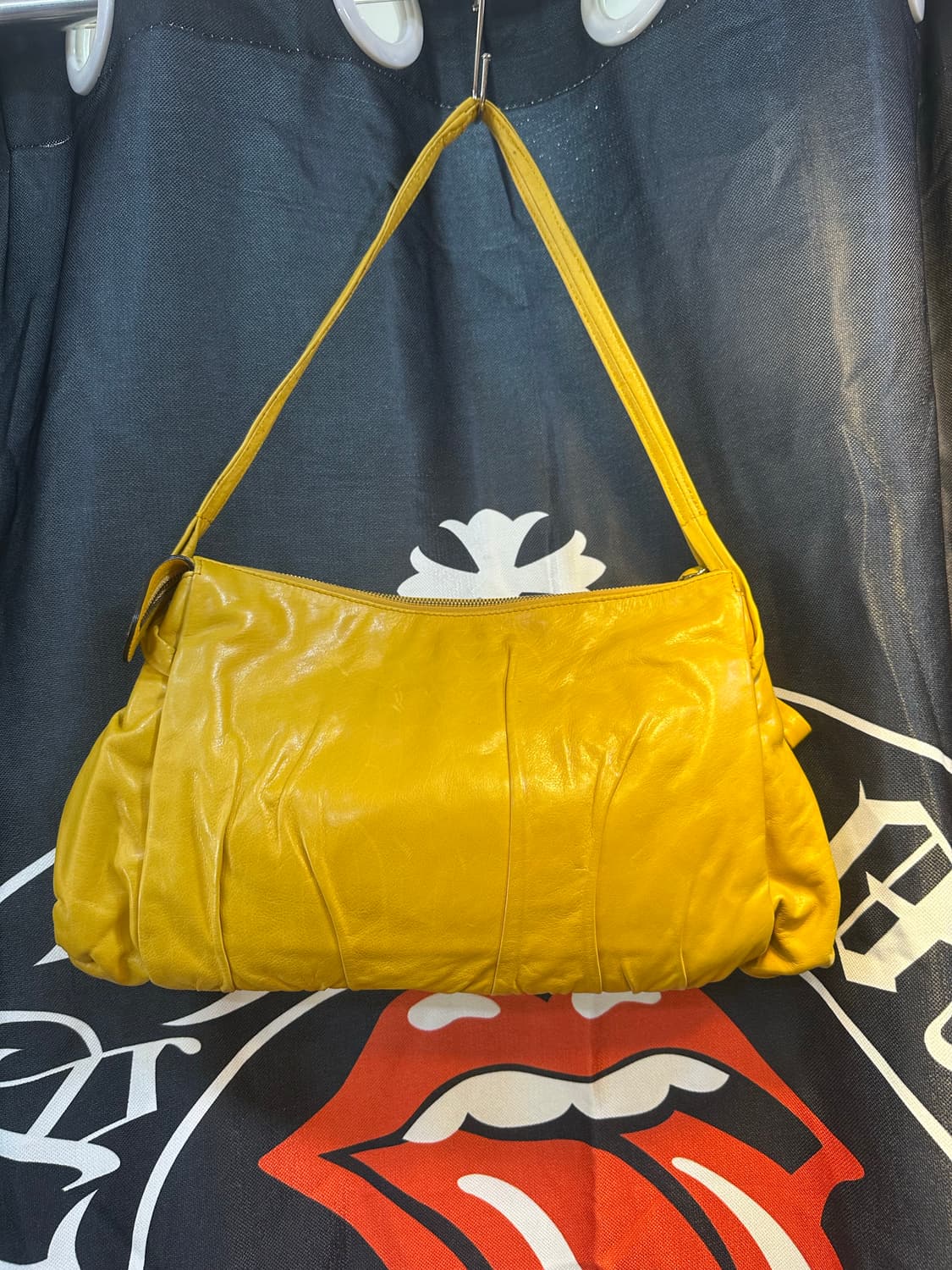 구찌 옐로우 레더 히스테리아 숄더백 상품이미지3