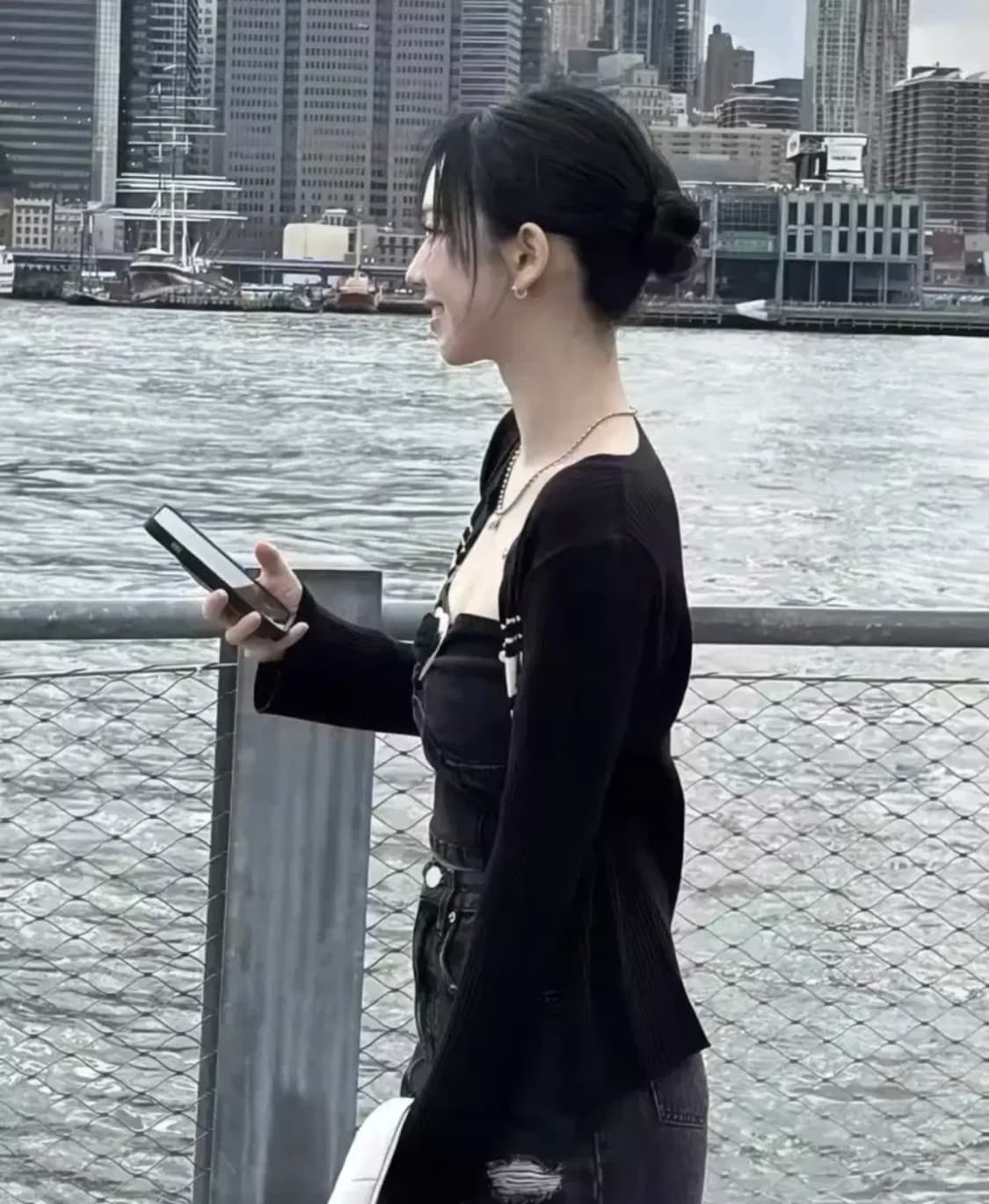 마가린핑거스 블랙 가디건 카리나 상품이미지2