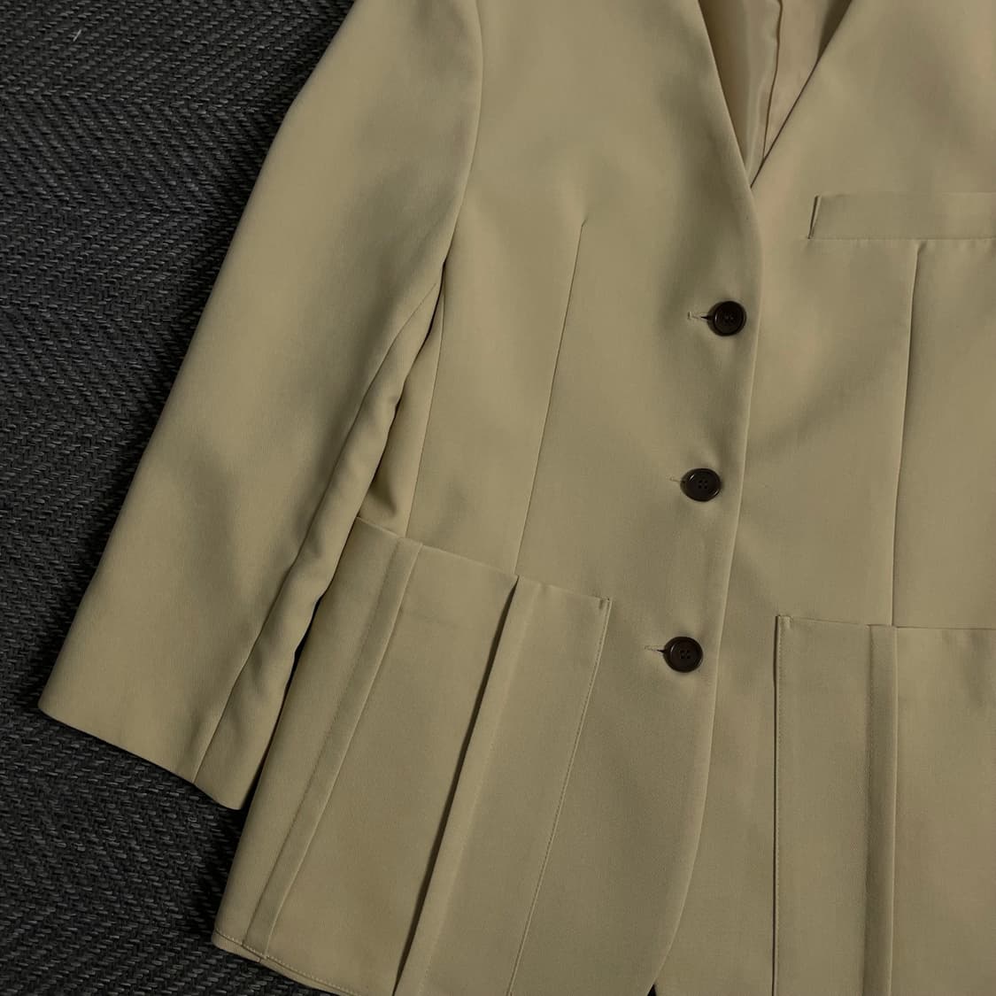 SLUB 우먼스 미니멀 블레이저 자켓 o 3949 상품이미지3