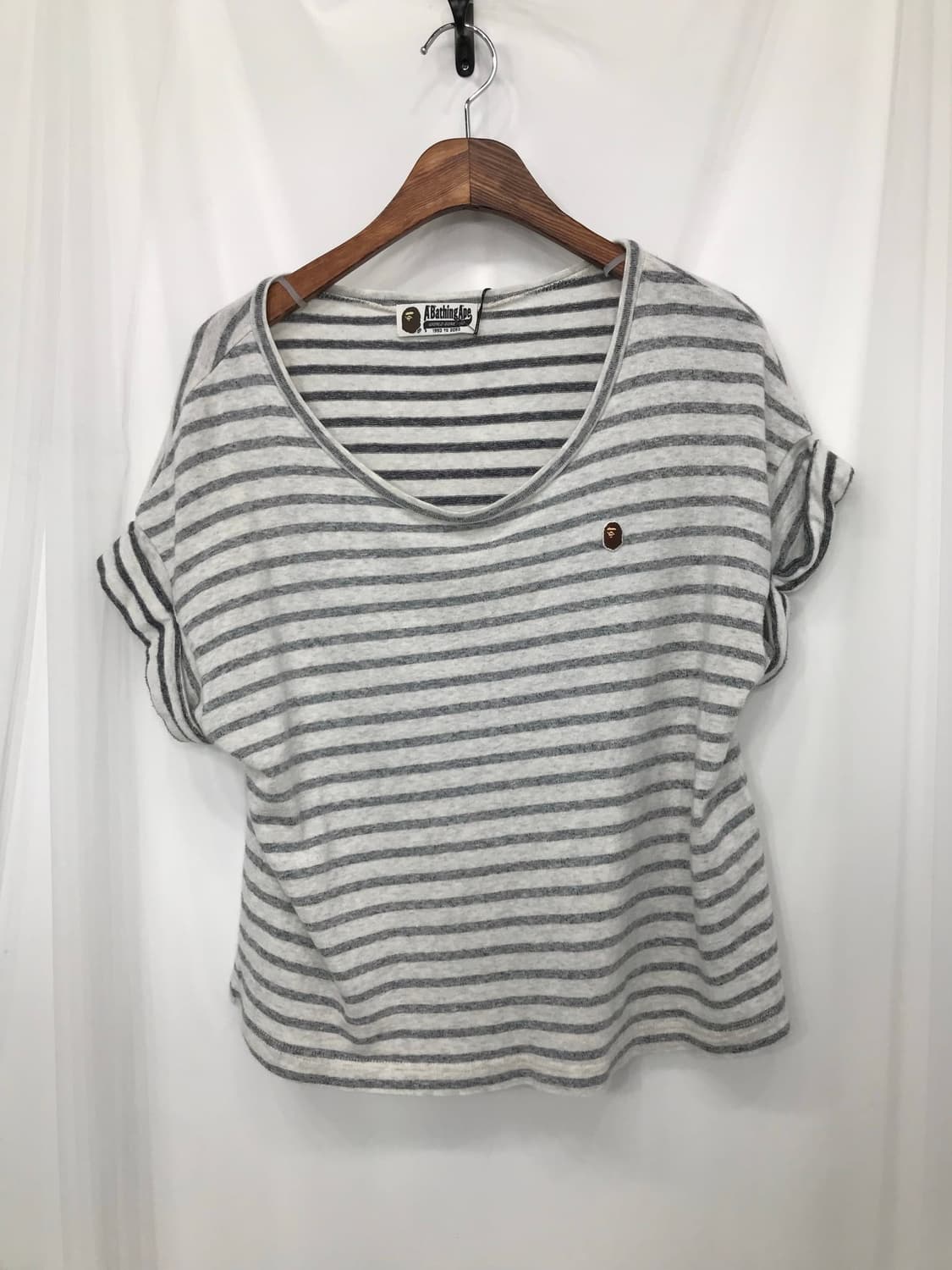 ✮ bape stripe cotton t-shirt ✮ 상품이미지4