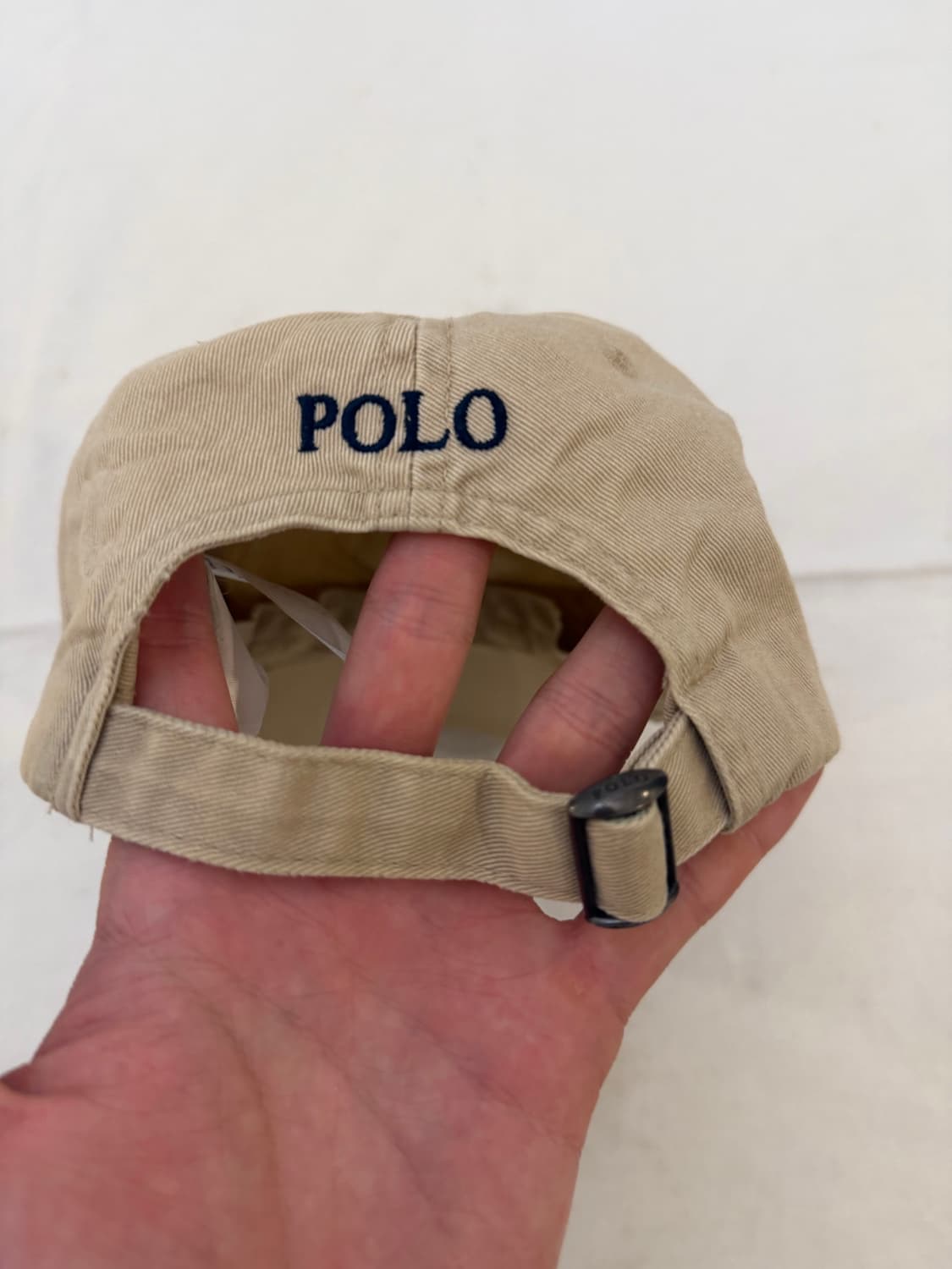 폴로 랄프로렌 포니 볼캡 베이지 상품이미지3