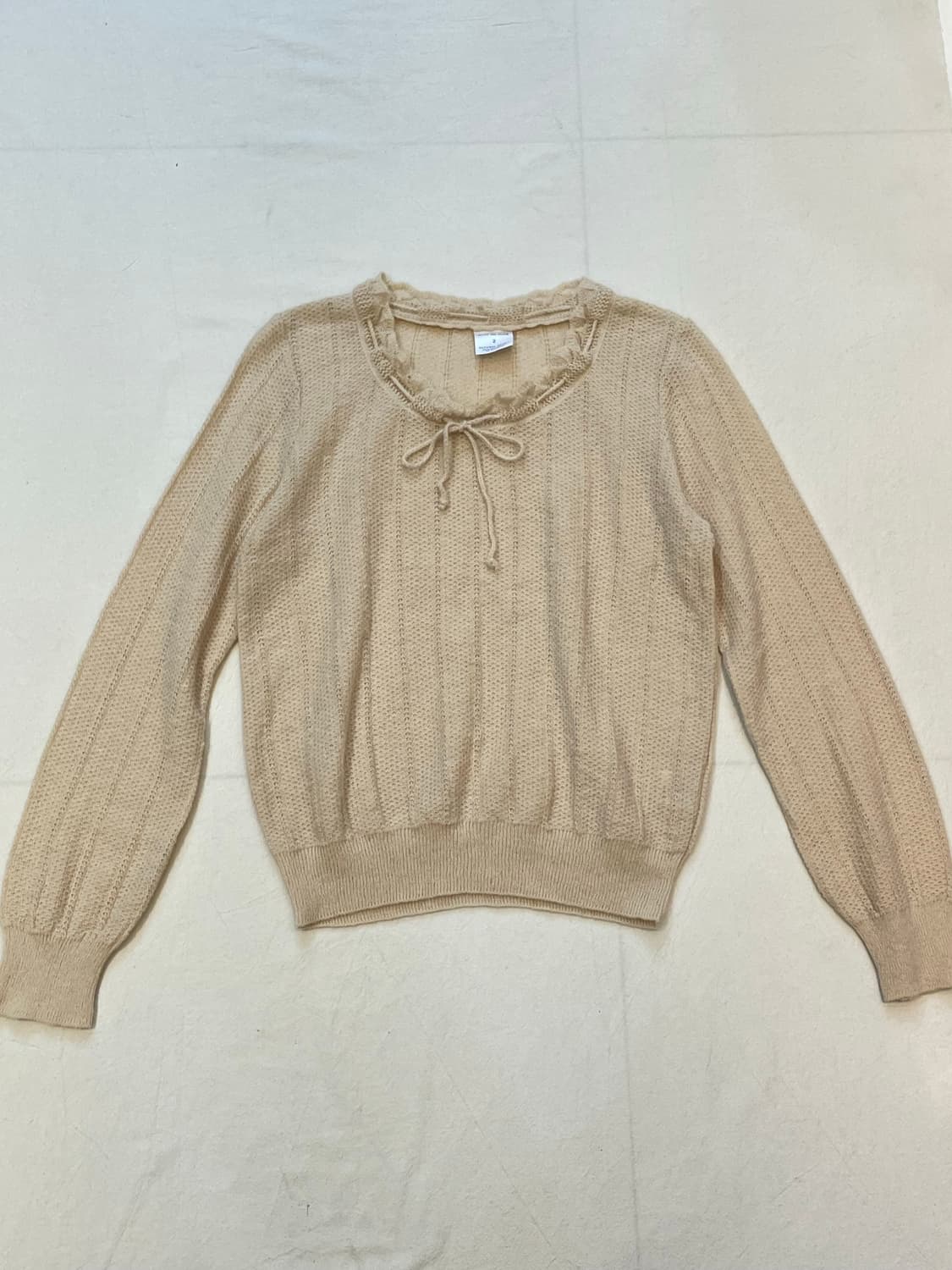 Olive des olive 셔링리본니트 상품이미지1