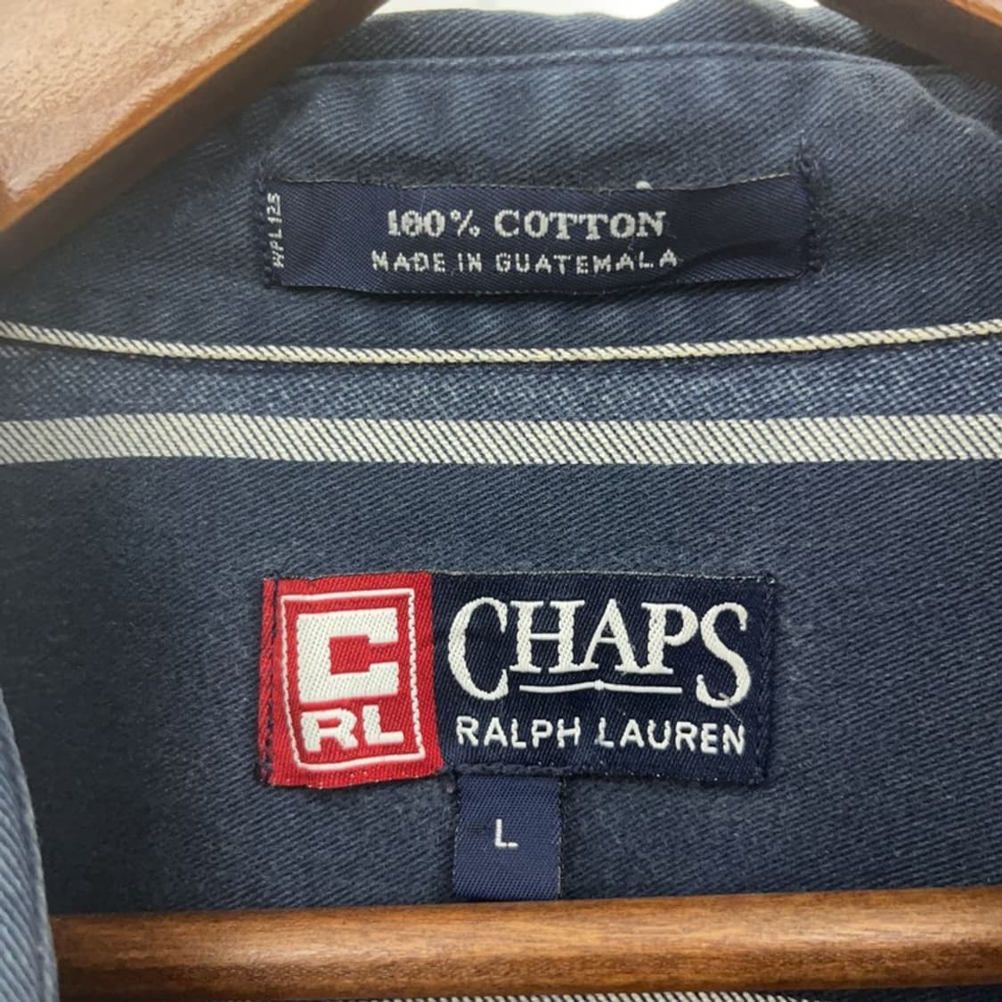 챕스 폴로 랄프로렌 레트로 90's 아카이브 셔츠 L C08087 상품이미지5