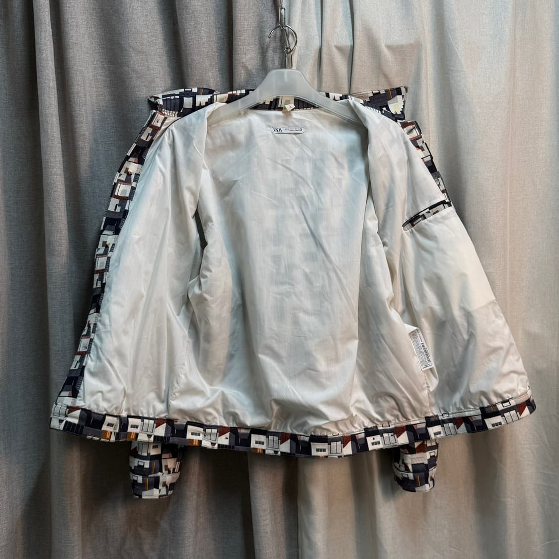 [XL/105] 자라 X Erin Wilson 멀티컬러 워크자켓 블루종 상품이미지6