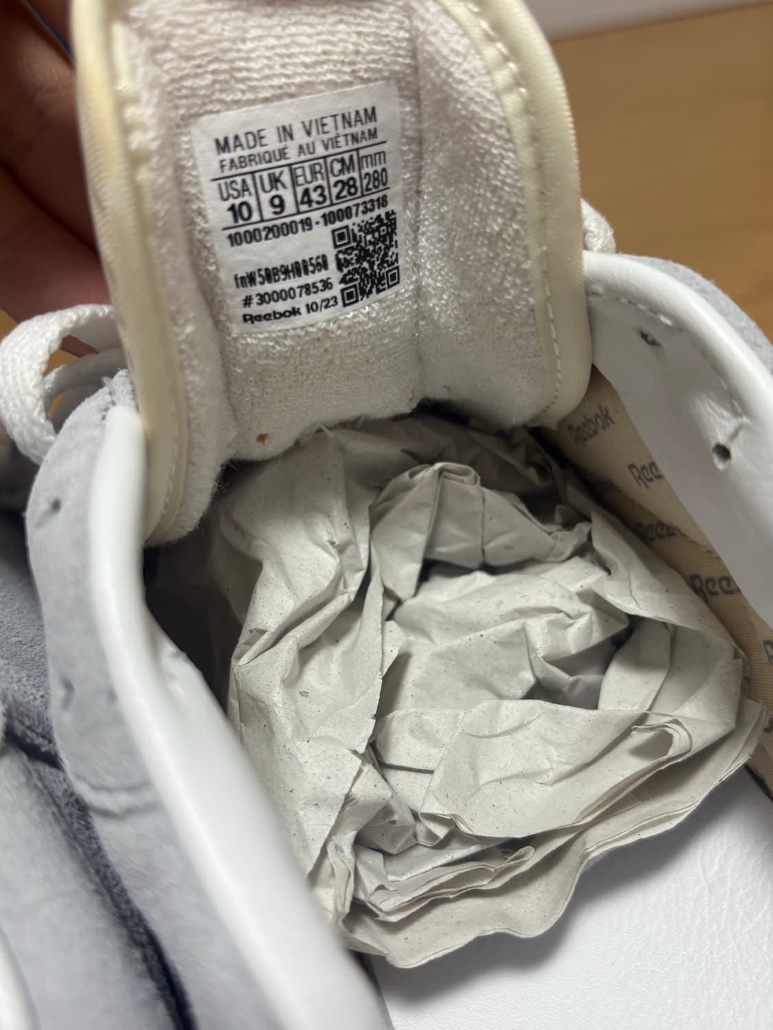 [새상품/280] 리복 x jjjound 자운드 클럽C   상품이미지3