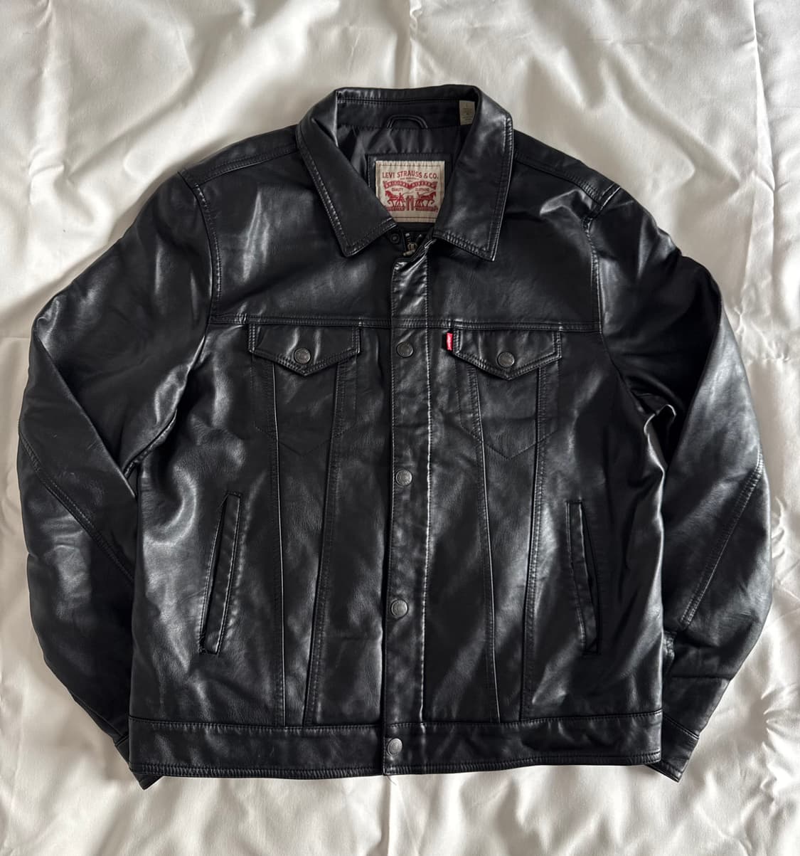[L] 리바이스 레더 트러커 자켓 상품이미지1