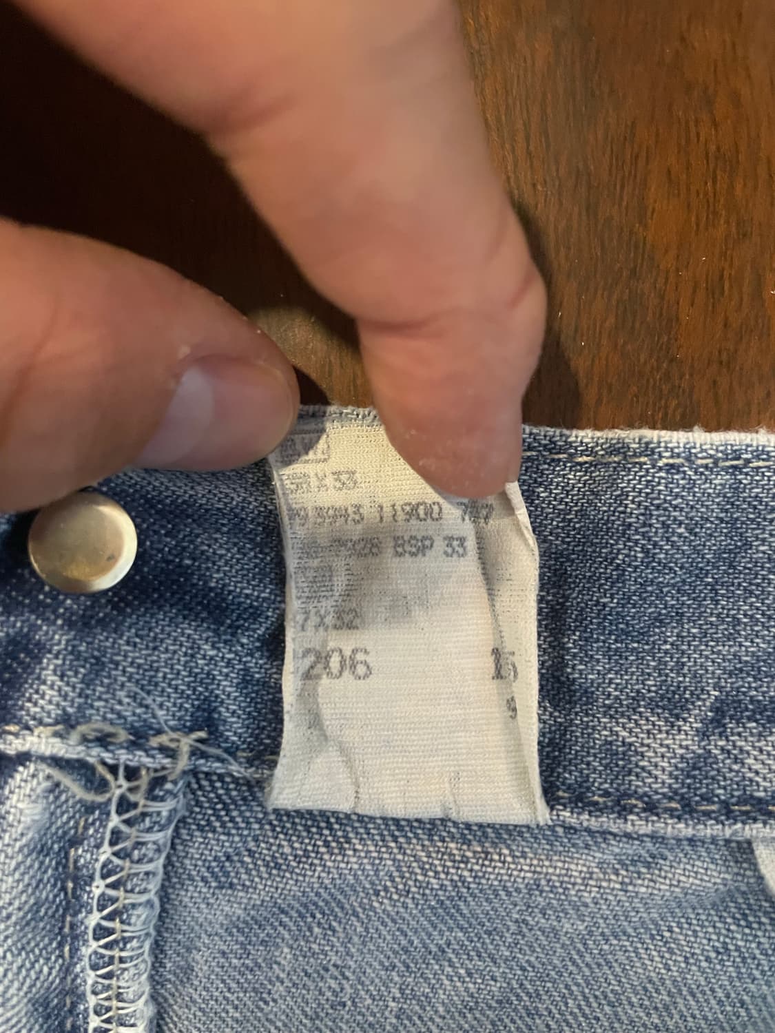 90~00s 빈티지 Lee Dungarees 카펜터 데님 36x32 상품이미지10