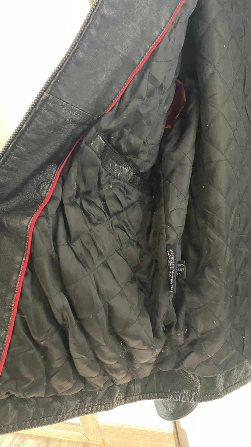 타미힐피거 가죽자켓 L 램스킨 양가죽 상품이미지3