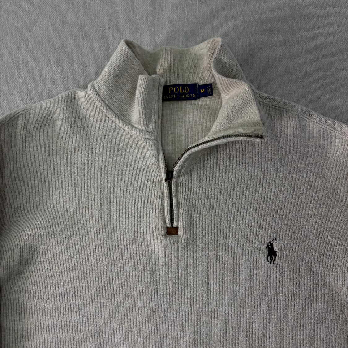 100 폴로랄프로렌 반집업 코튼 니트 상품이미지2
