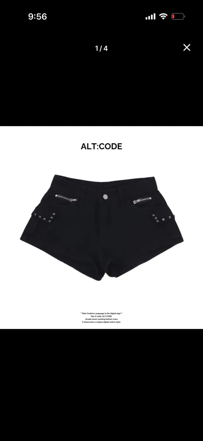 마이크로 스터드 숏팬츠 상품이미지1