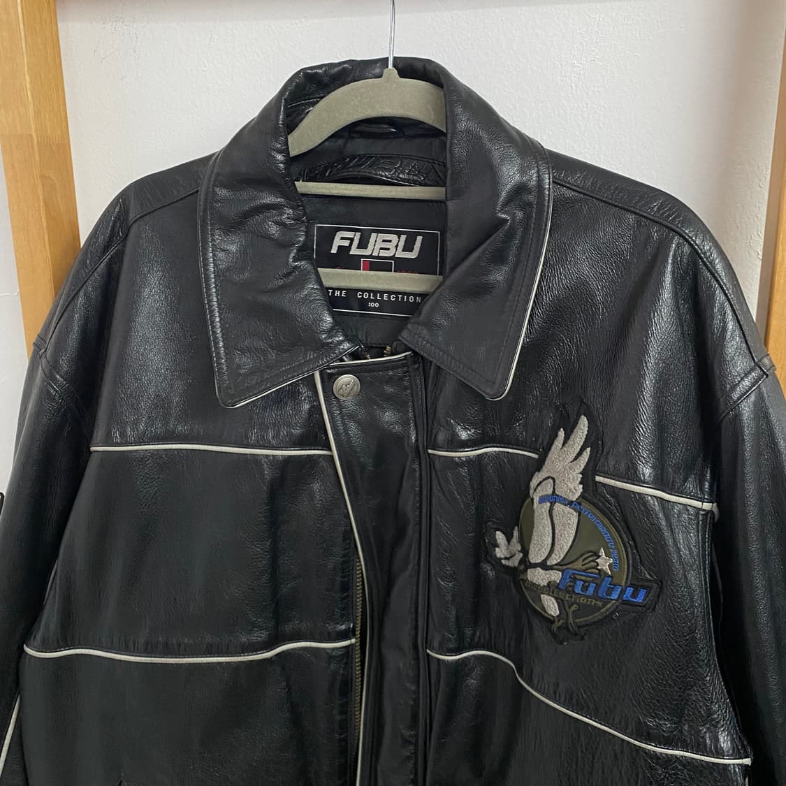 L fubu 레더 스타디움자켓 상품이미지2