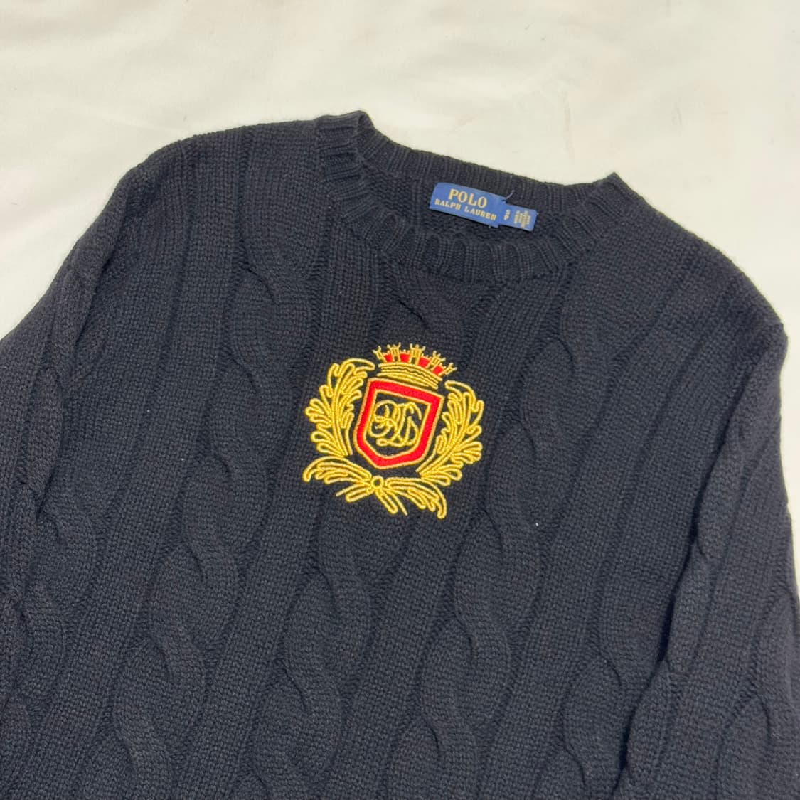 S 폴로랄프로렌 꽈베기 라운드넥 니트 상품이미지1