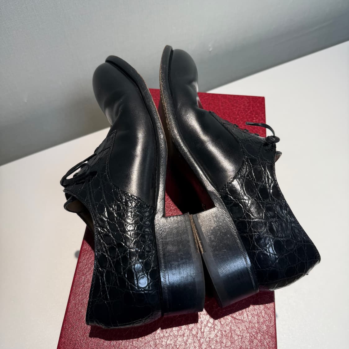 르유카스 leyuccas 어드레서 별주 플레인토 악어가죽 42 상품이미지7