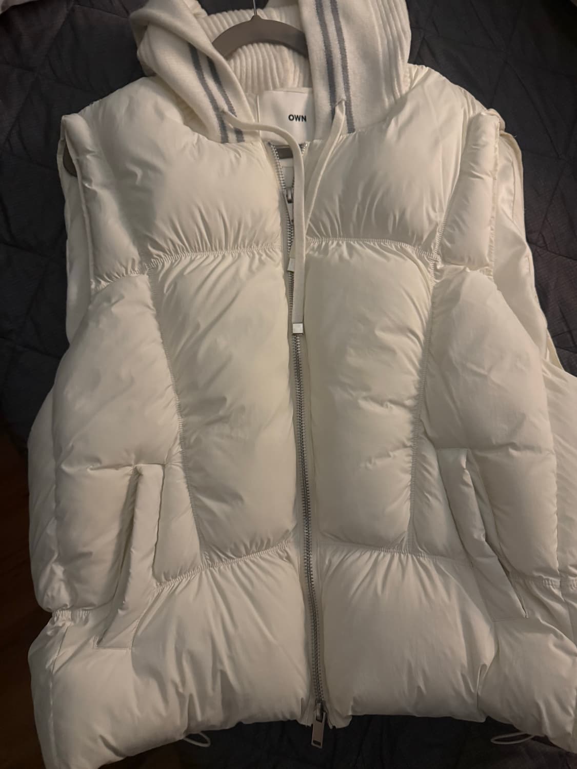 화이트 패딩점퍼  상품이미지2