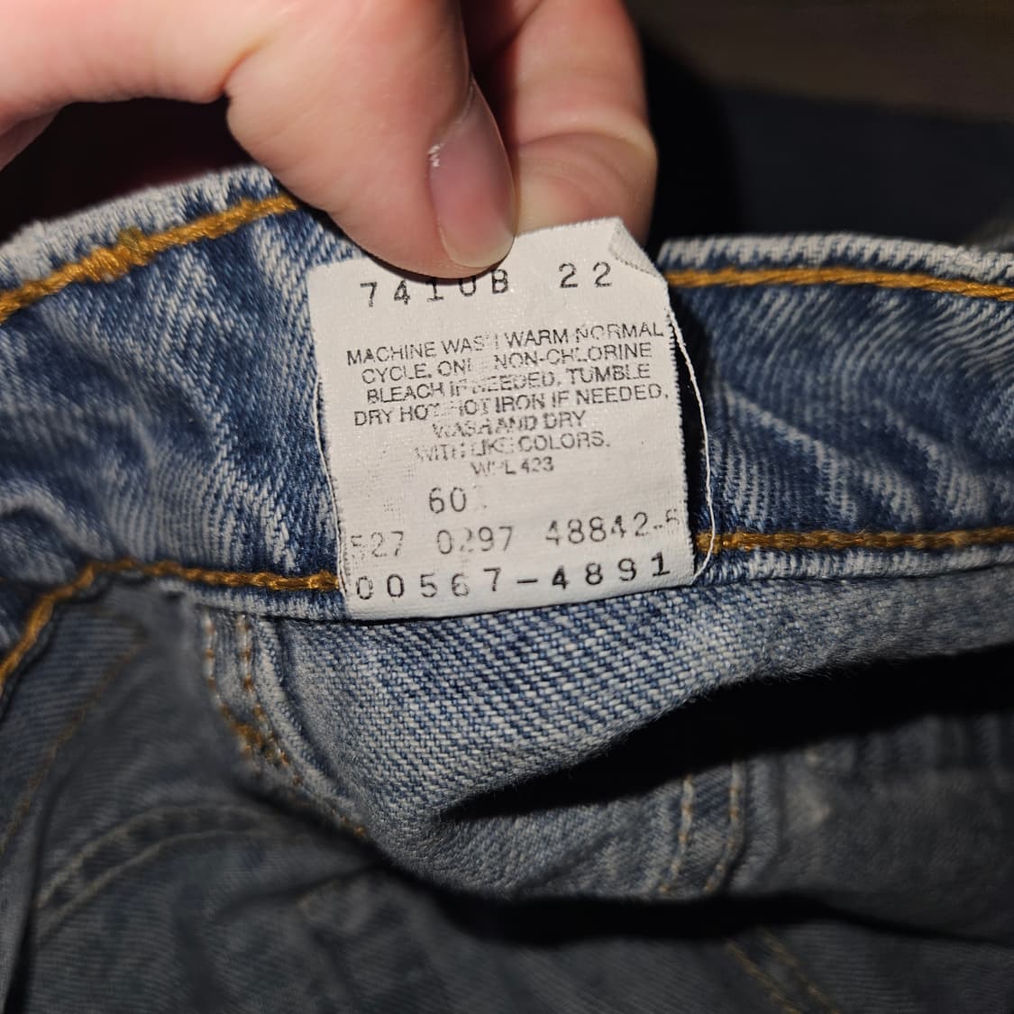 90s 리바이스 567 made in usa 상품이미지6