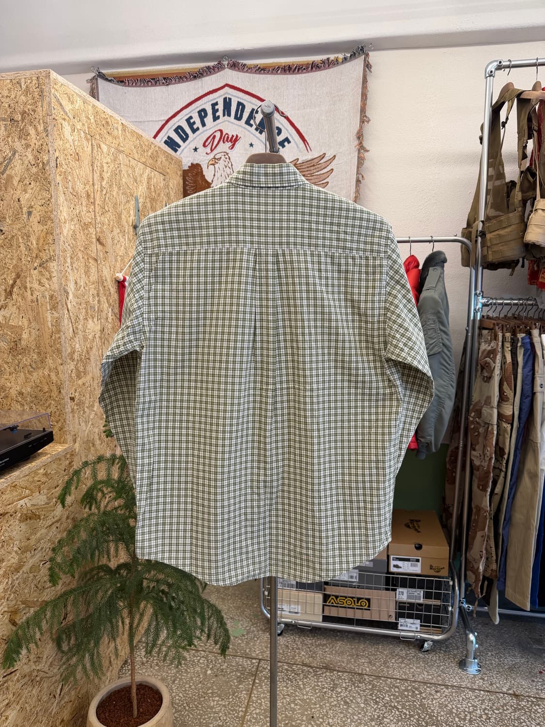 엘엘빈 버튼다운 체크 셔츠 상품이미지4