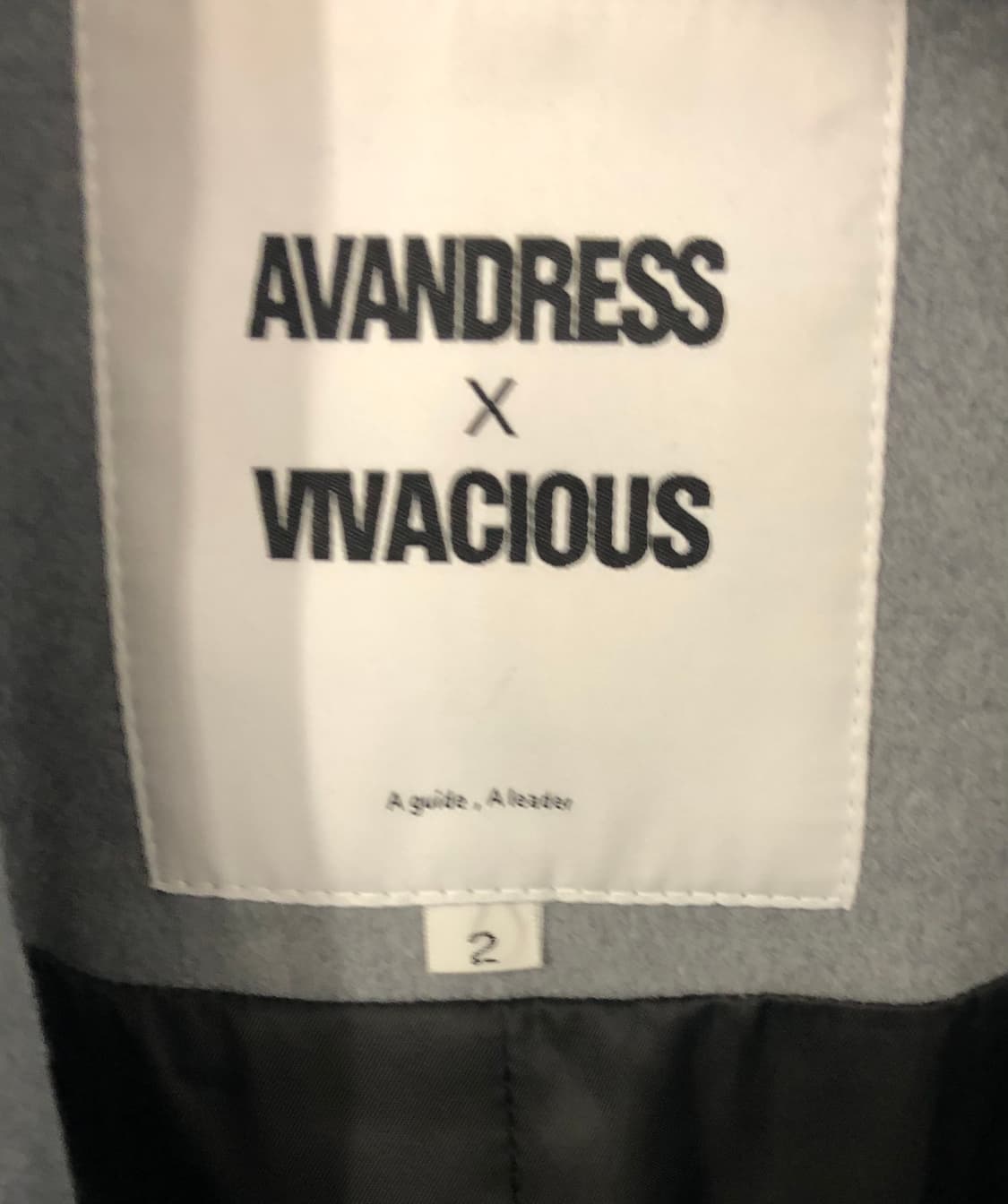 AVANDRESS 더블 코트 그레이 상품이미지3