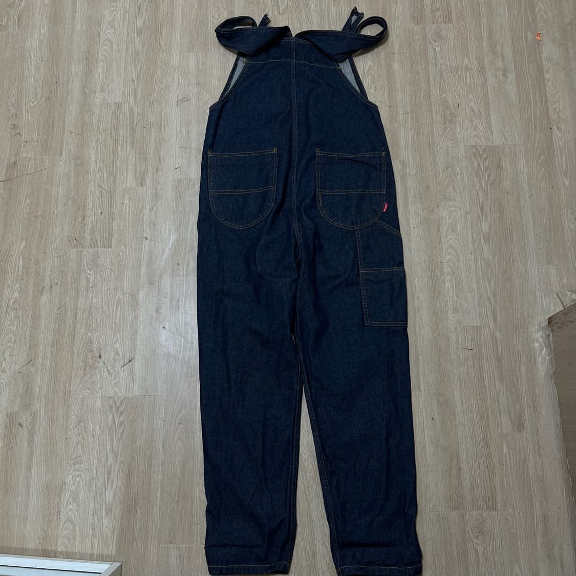 스몰버드 워크웨어 데님 오버롤 멜빵바지 M/95  상품이미지6
