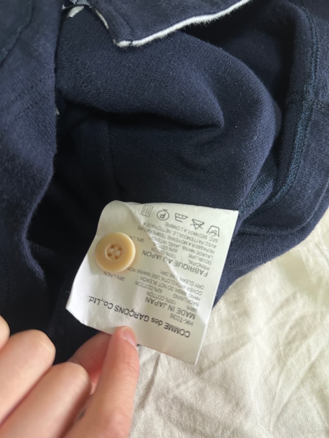 꼼데가르송 옴므 후드 자켓 상품이미지5