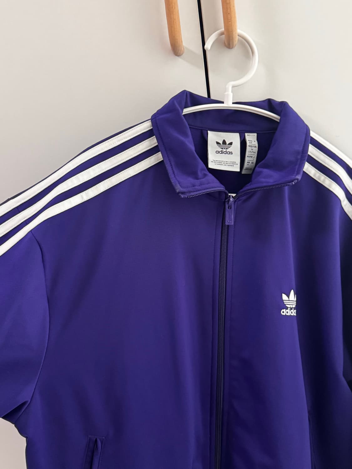 아디다스 파이어버드 보라색 져지 M 상품이미지3