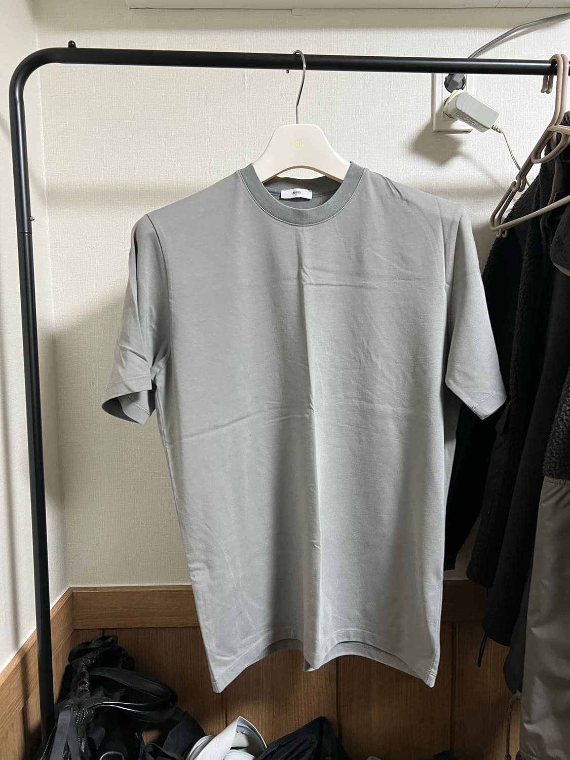 엘무드 라이트그레이 반팔 상품이미지1