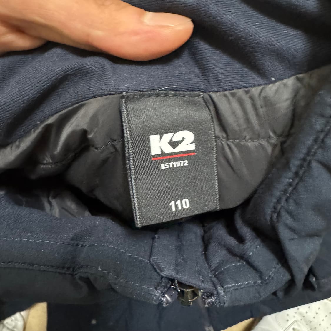 K2 다운 사이드 와펜 경량패딩 2XL/110 상품이미지6