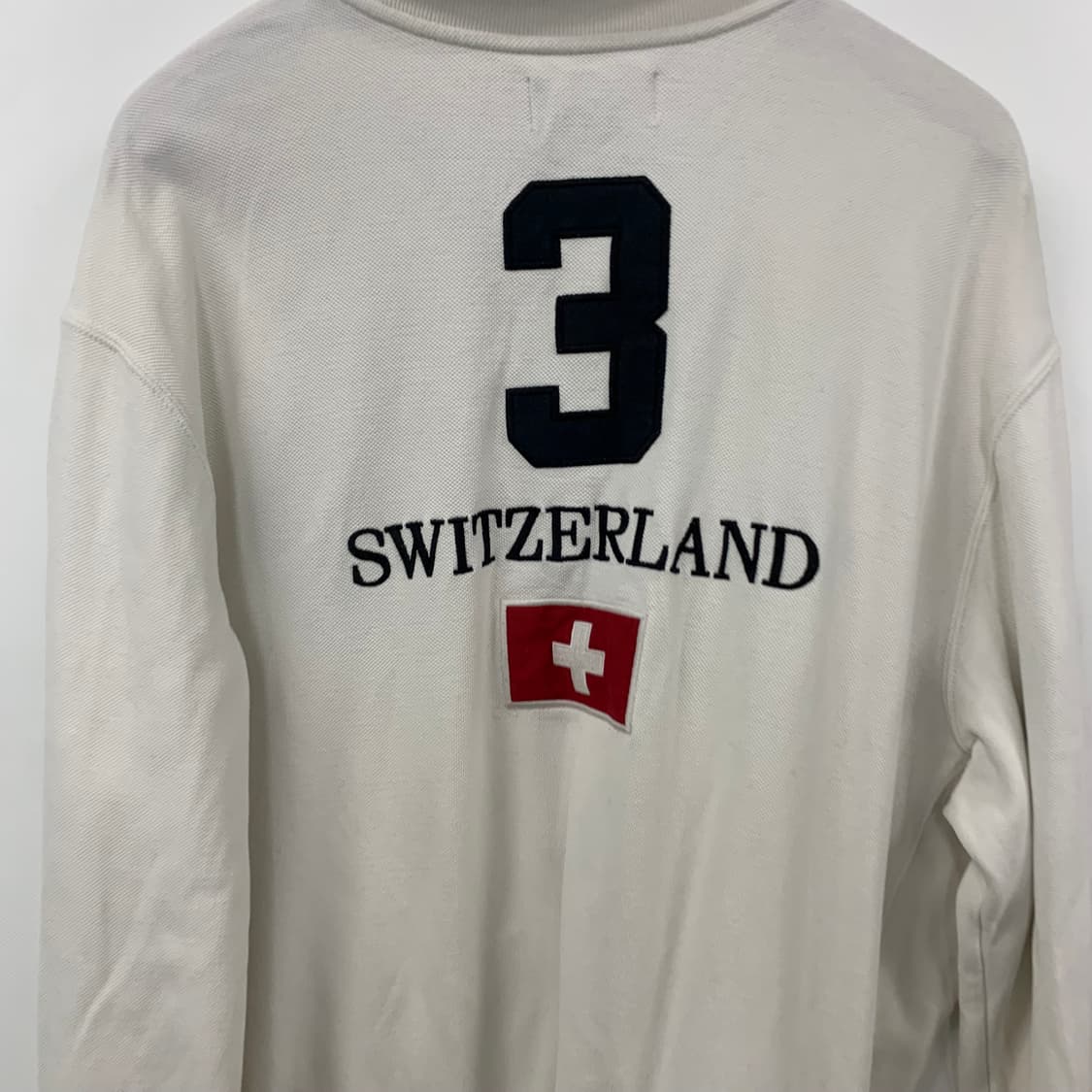 폴로 랄프로렌 빅포니 스위스 화이트 넘버링 져지 상품이미지6