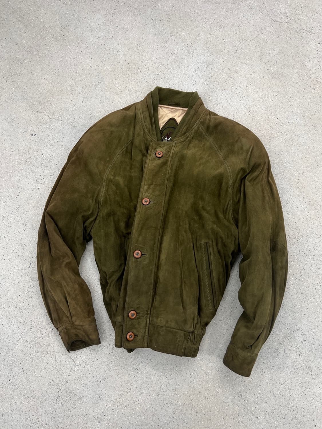 Lesamans 90s 램스킨 스웨이드 봄버 자켓 상품이미지1