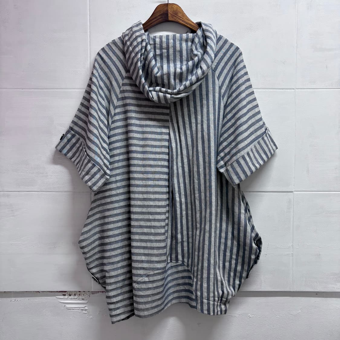 스트라이프 벌룬 하구미 모리걸 반팔 자켓 JPN 상품이미지5