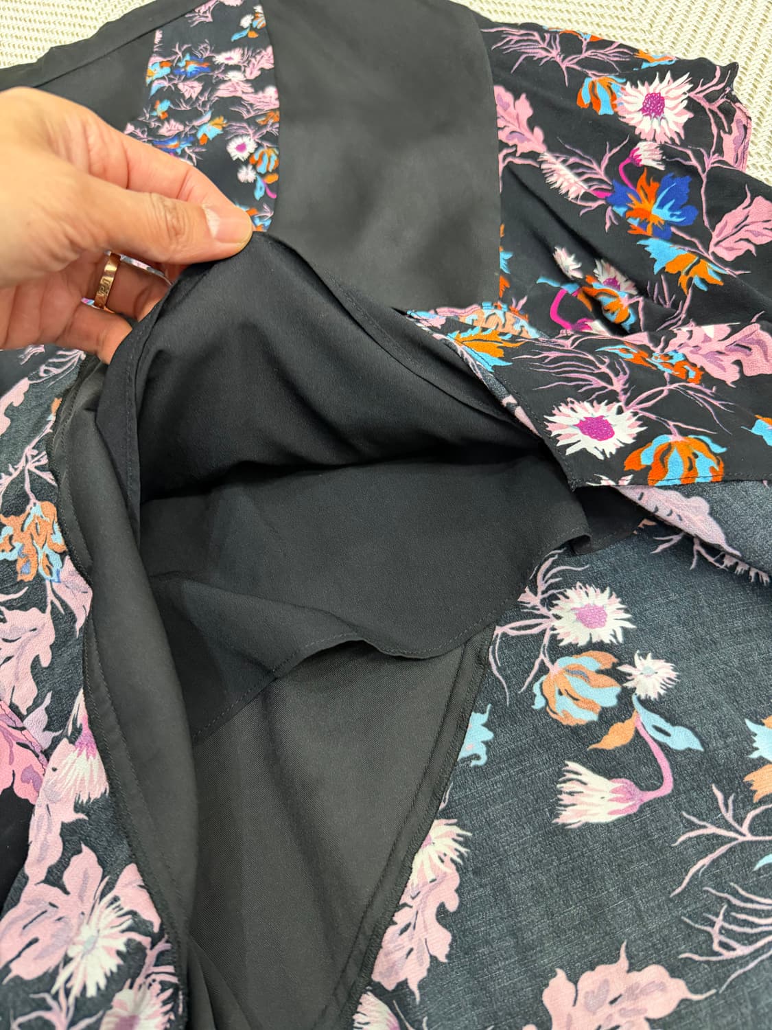 정품) 산드로 여성 꽃무늬 패턴 롱 스커트 2 상품이미지6