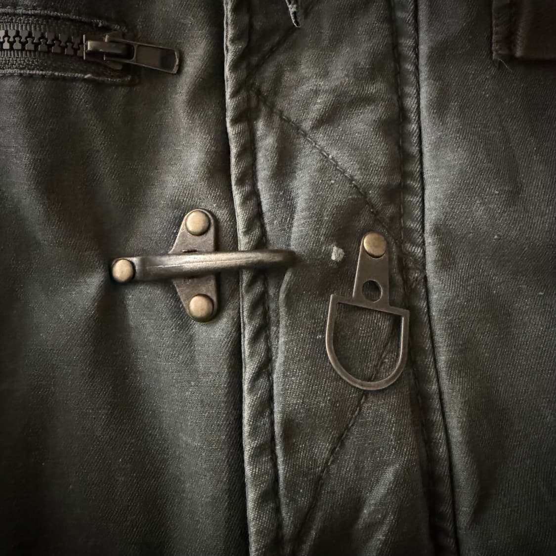 Crazyangel khaki fur jacket 상품이미지5