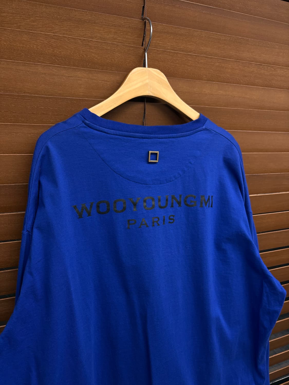 우영미 백로고 블루 롱슬리브 44  상품이미지2