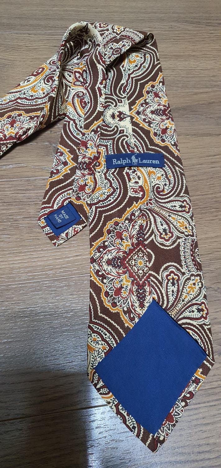 폴로 랄프로렌 페이즐리 빈티지 넥타이 상품이미지3