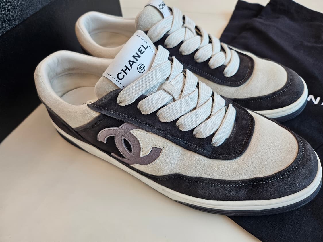 샤넬 스니커즈 스웨이드 키드스킨 42 상품이미지2