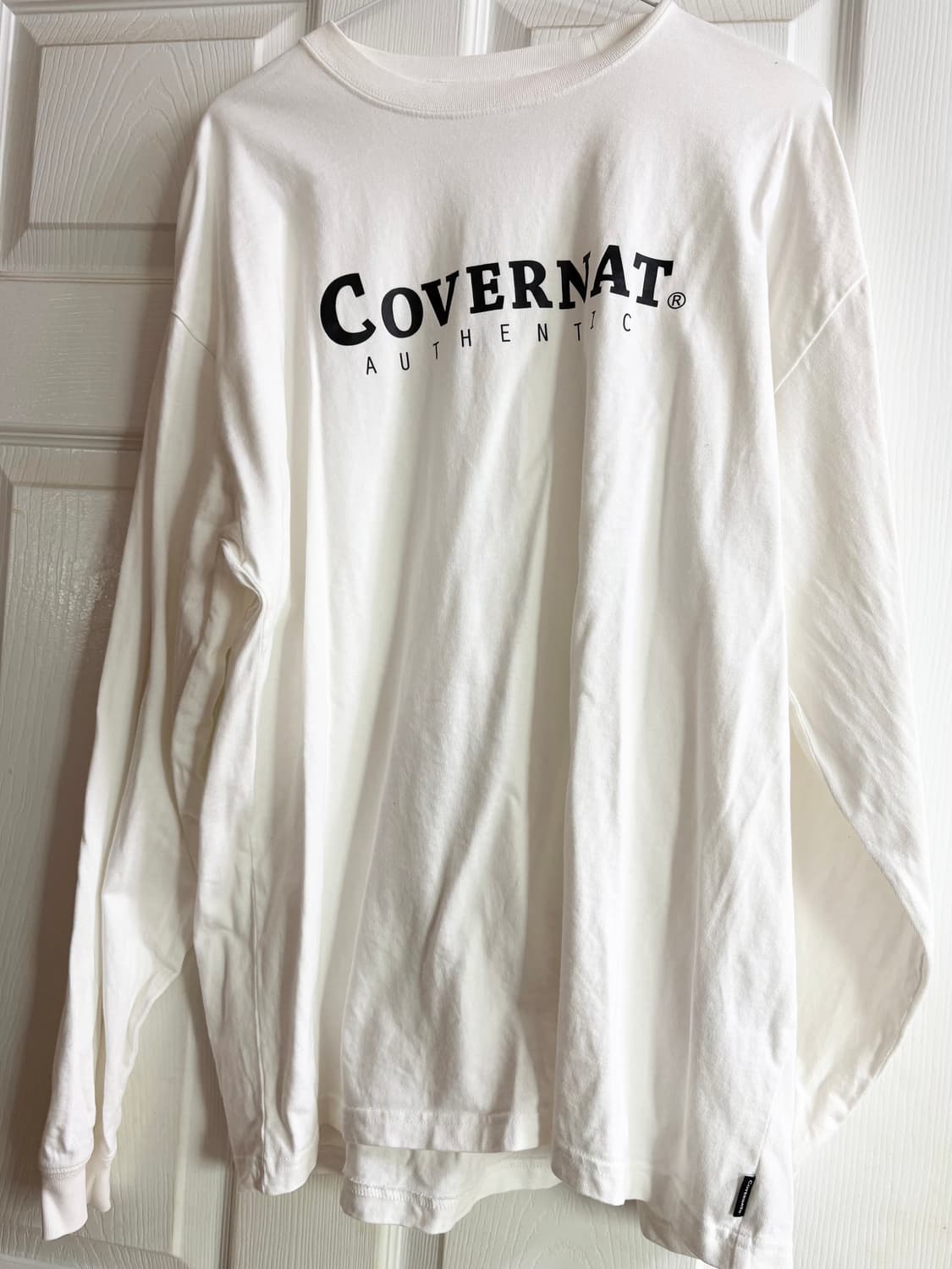 커버낫 로고 긴팔 롱슬리브 티셔츠 판매 양도 상품이미지1