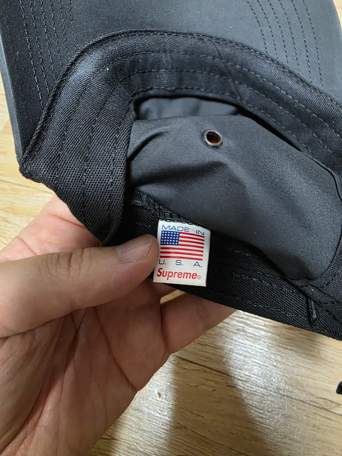 슈프림 캠프캡 블랙 상품이미지6