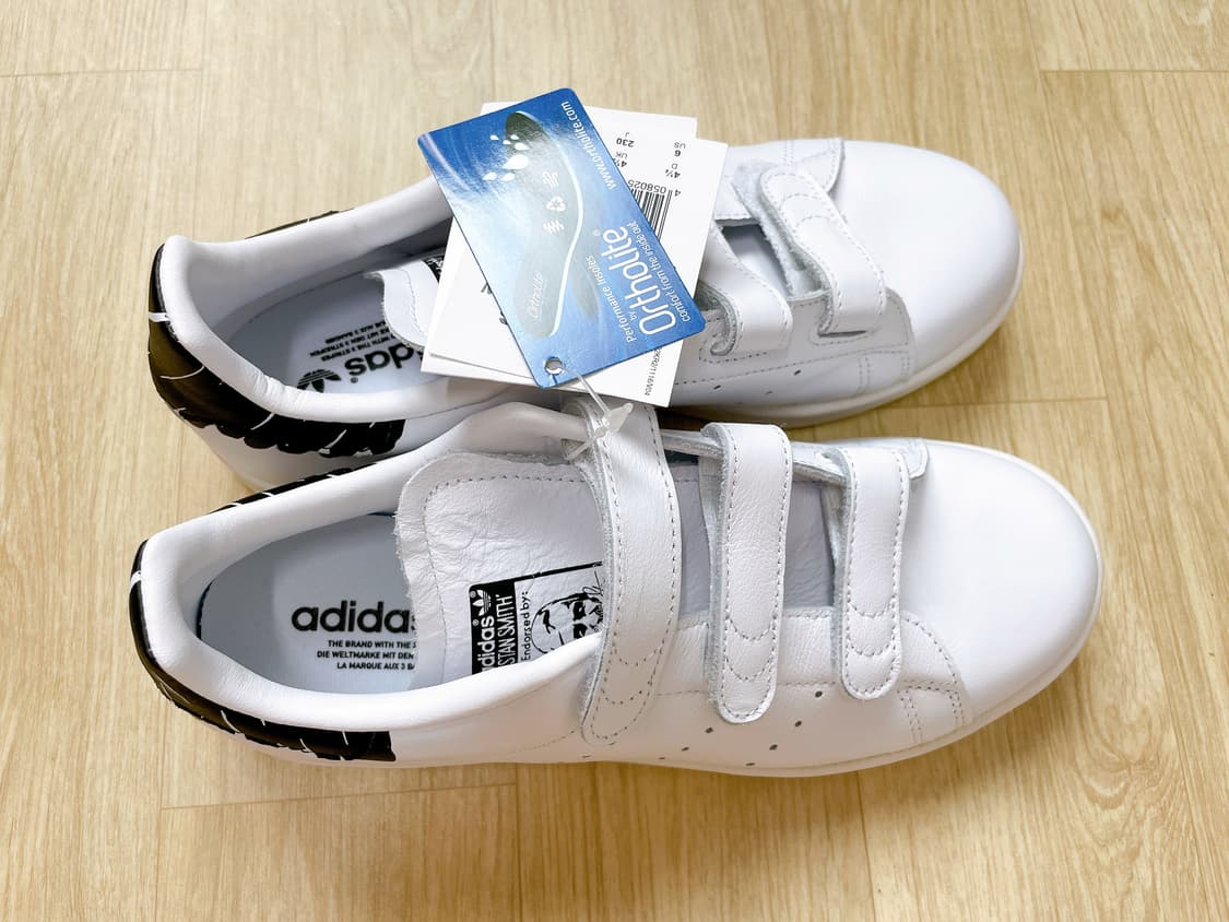 [새상품] Adidas 아디다스 스탠스미스 검흰 벨크로 스니커즈 상품이미지3