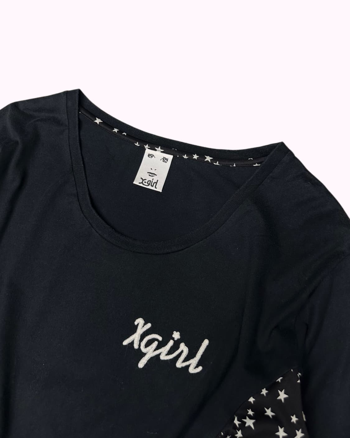 X-GIRL star pannel logo t-shirt 상품이미지3