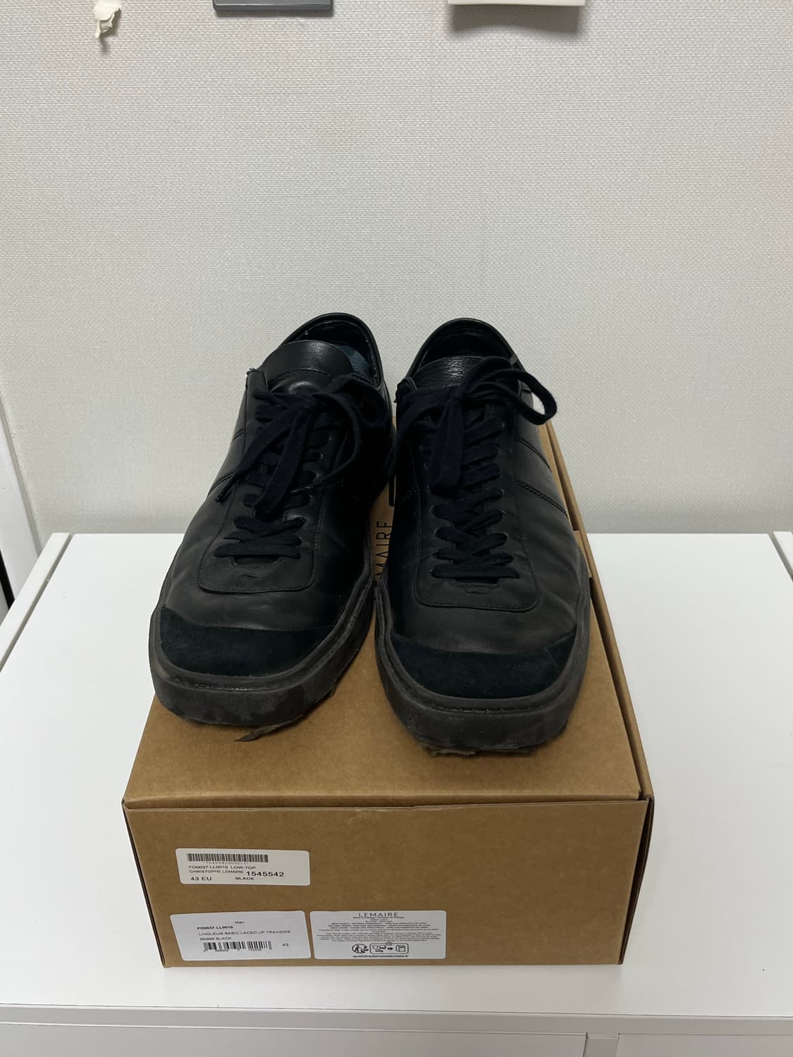 르메르 리놀륨 레이스업 스니커즈 43 상품이미지1