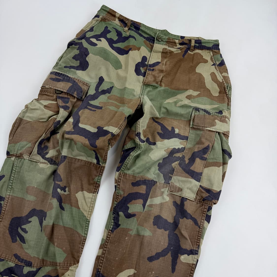 미군 80s 우드랜드 카모 바지 상품이미지2