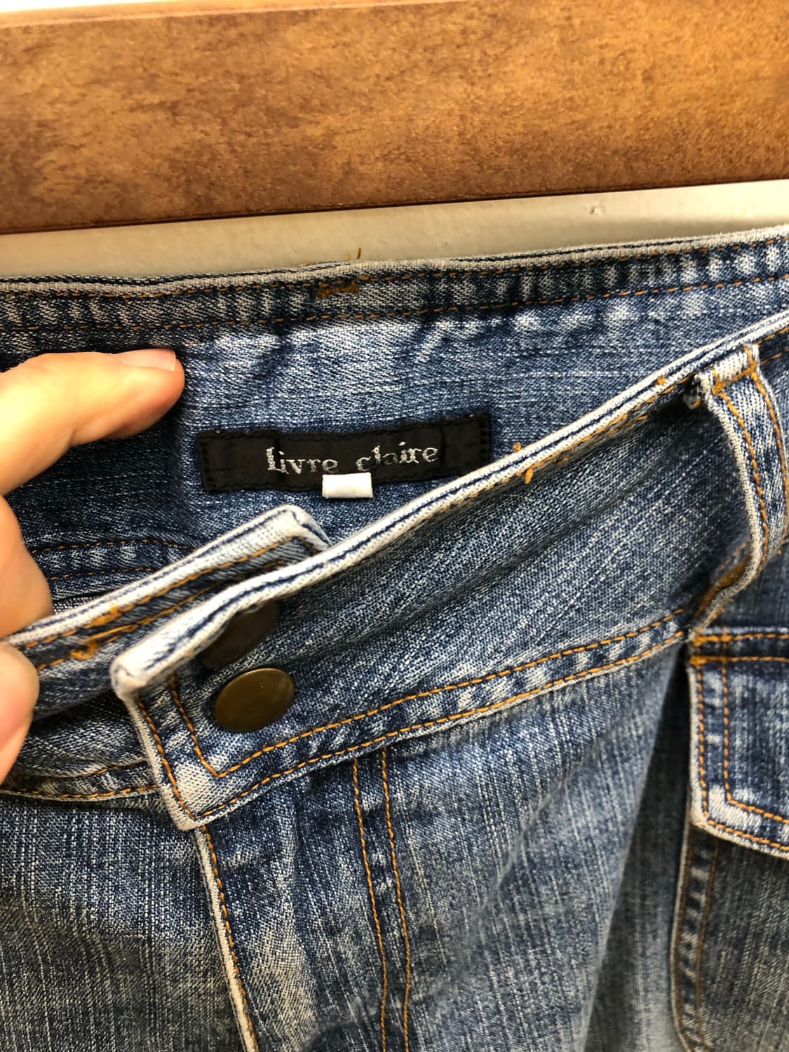 livre claire 세미 부츠컷 데님 팬츠 상품이미지3